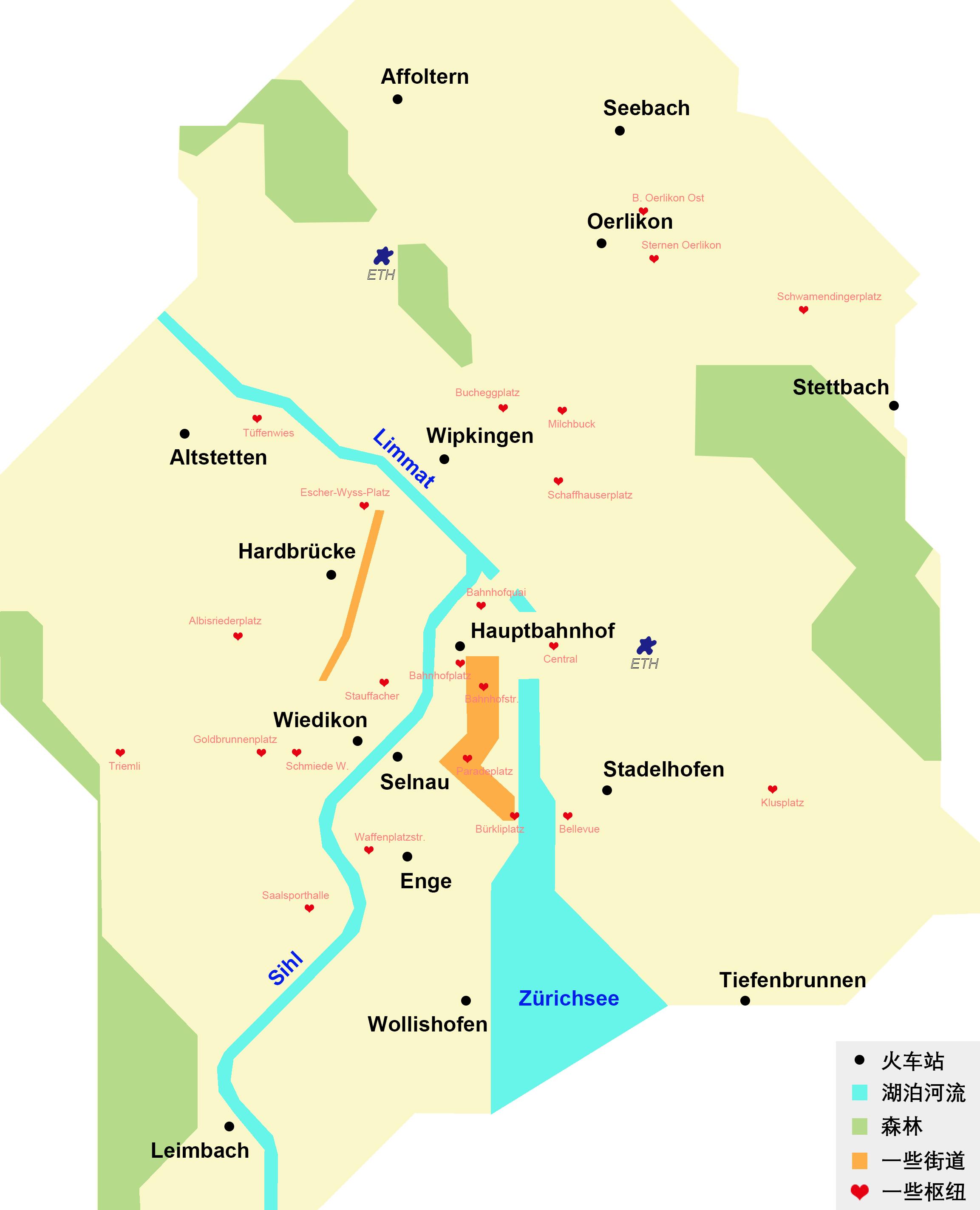 苏黎世机场地图图片