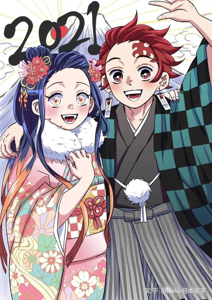 2021日本动漫官方新年贺图大赏有你喜欢的作品吗