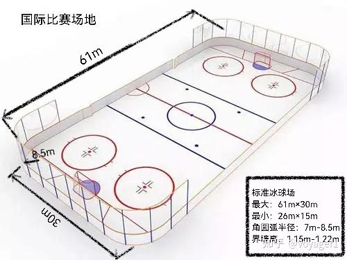 冰球场地平面图图片