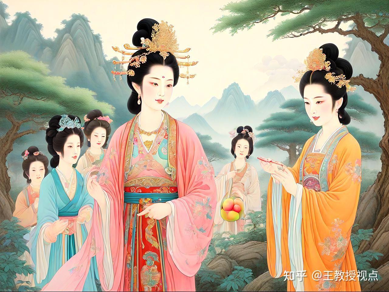 王母娘娘传说:仙女、蟠桃园与梦幻仙境探秘 - 知乎