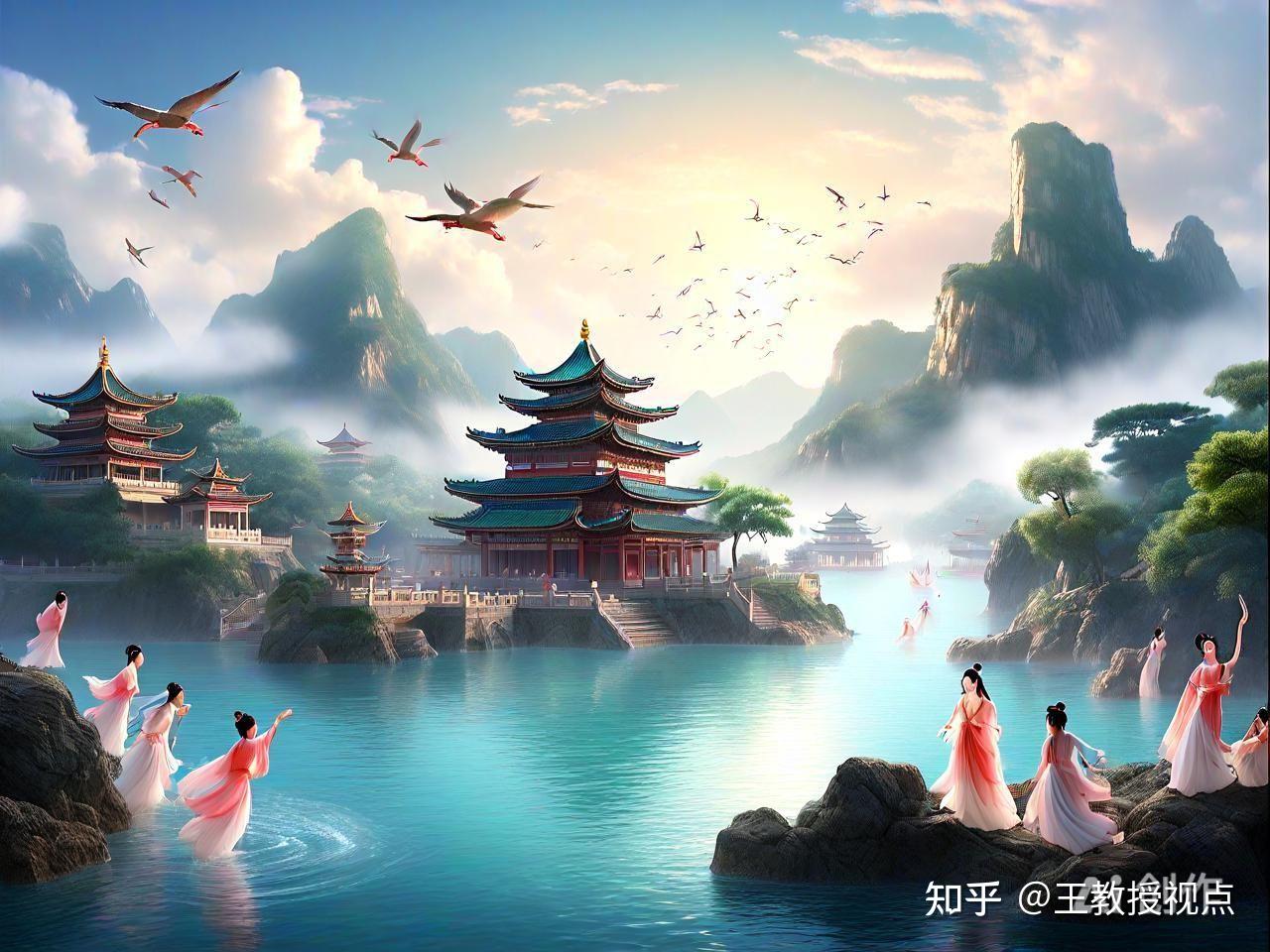 中国古代仙境里的仙女们欣赏：超凡脱俗的绝美风华 - 知乎
