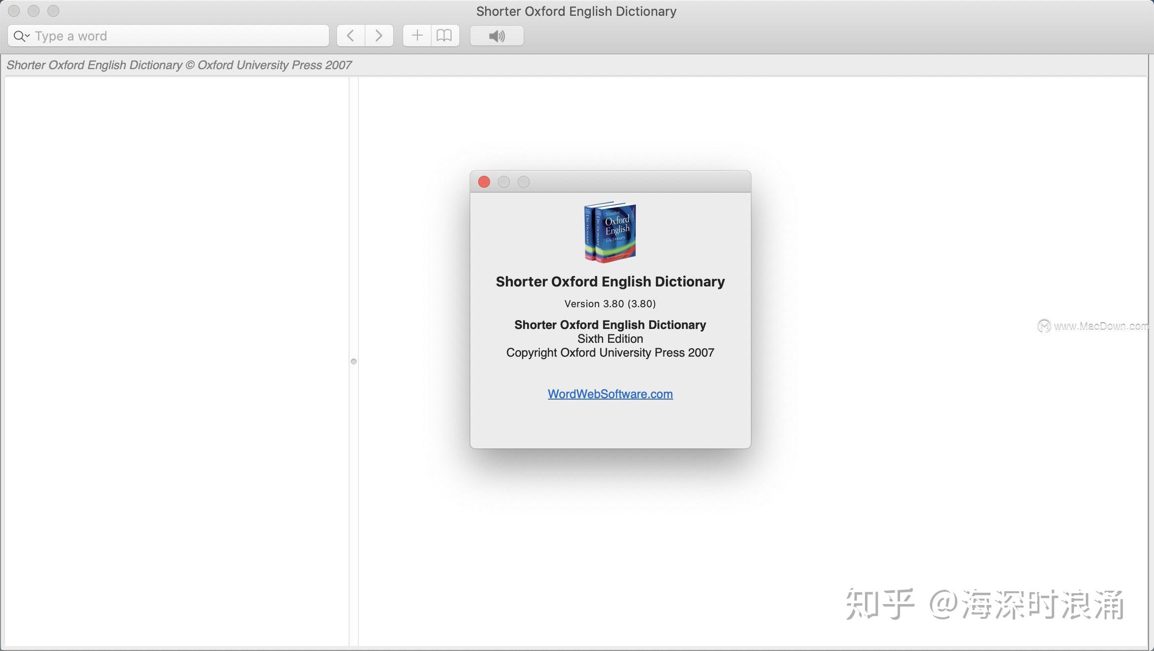 Mac牛津英语词典：Shorter Oxford English Dictionary 知乎
