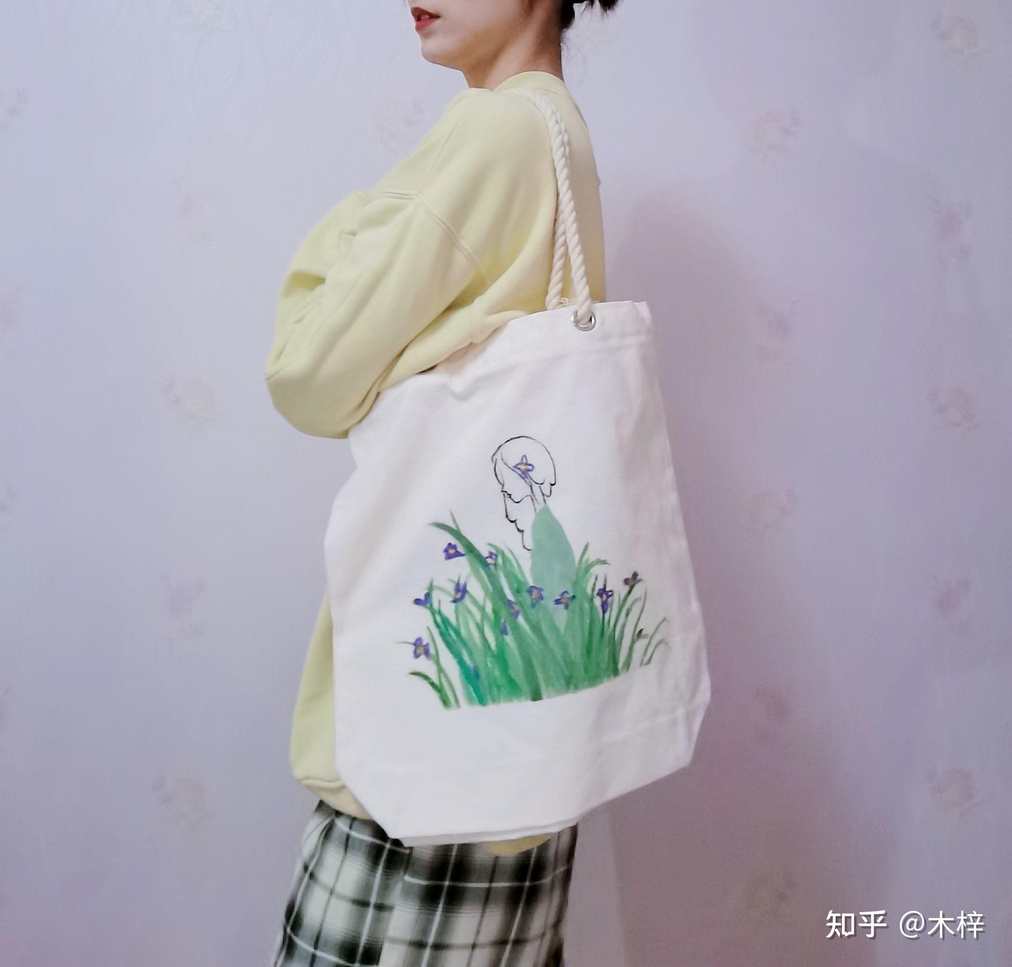 diy手绘独一无二的帆布包