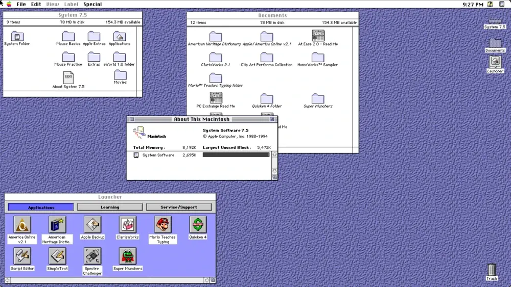 Macintosh System 7.5