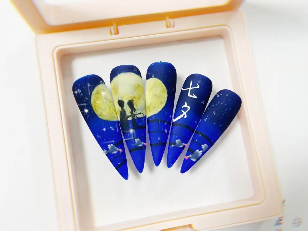 甜到心巴花都学校美甲高级班献艺七夕快来围观