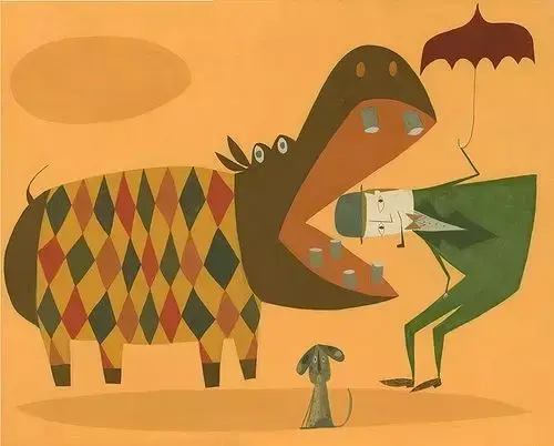 河马在水里怎么走