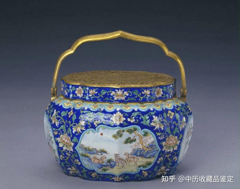 中国 清時代　銅製 象嵌 乾隆帝手 炙り手炉香炉 中国古代香炉大盘点，精美绝伦！
