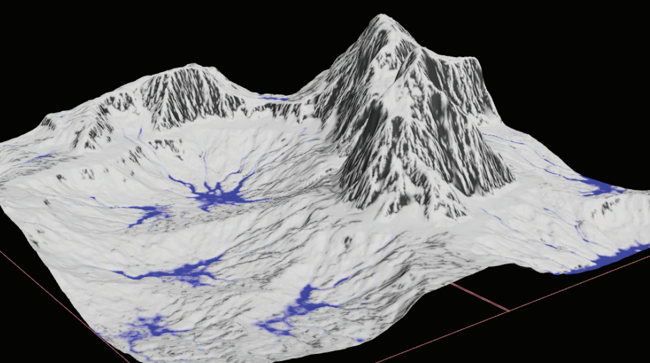 volumes,其中每个voxel包含了在特定grid point的地形高度信息;在