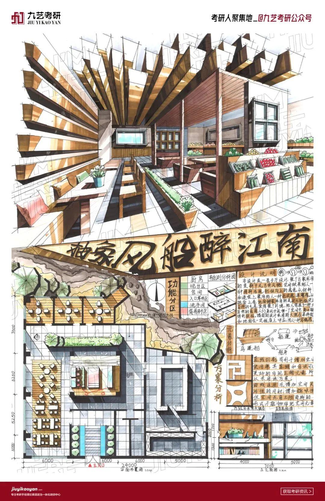 【环艺室内篇】环艺室内快题 || 餐饮空间(西餐厅&快餐店&咖啡厅&茶室)专题作品集锦! - 知乎
