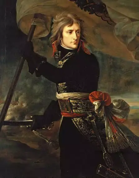 《拿破仑在阿尔柯桥上》 格罗 1796 (某版本《红与黑》的封面就是这幅