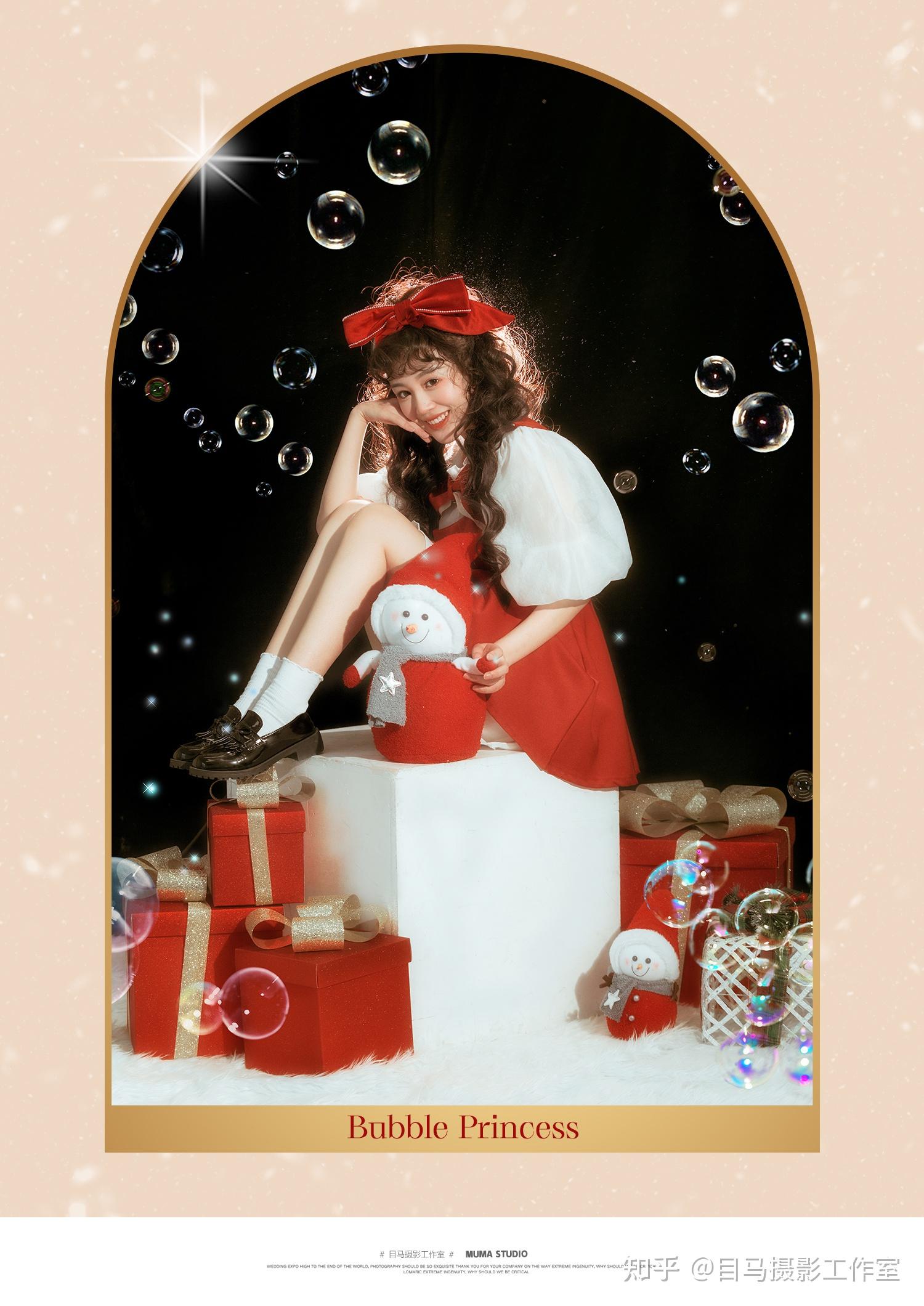 圣诞节适合拍的个人写真艺术照风格