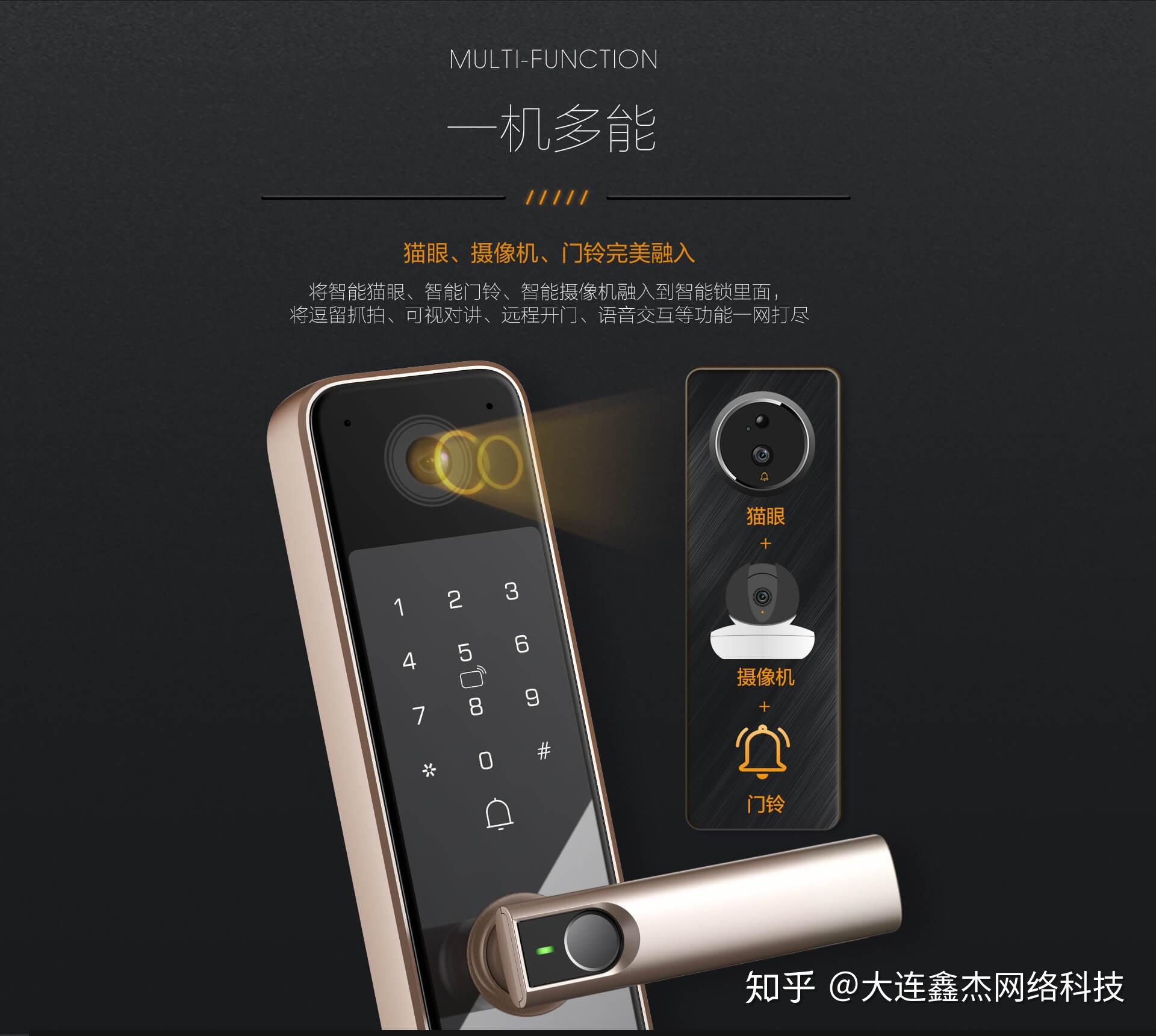 大华乐橙p6v6智能指纹锁