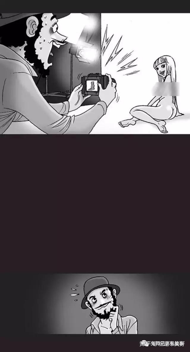 惊悚漫画脱去皮囊的人体艺术