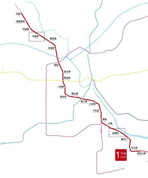 (天津地鐵一號線路線圖,圖片來源於網絡)彩蛋打卡點推薦:快速路旁·九
