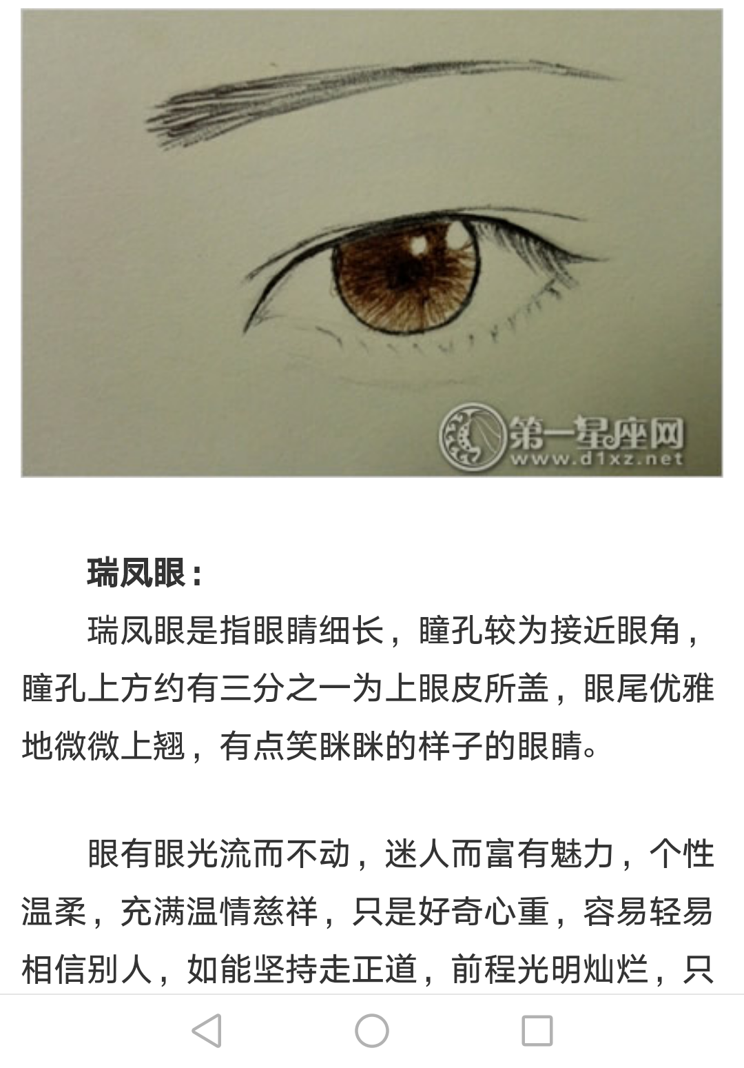 这是什么眼呢瑞凤眼吗