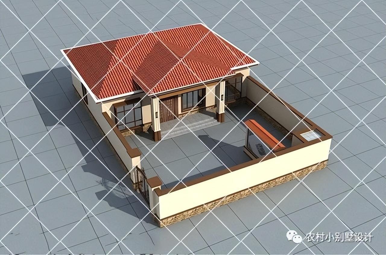 10套新款农村一层带小院农村自建房, 造价低,经济实用养自建房 - 知乎