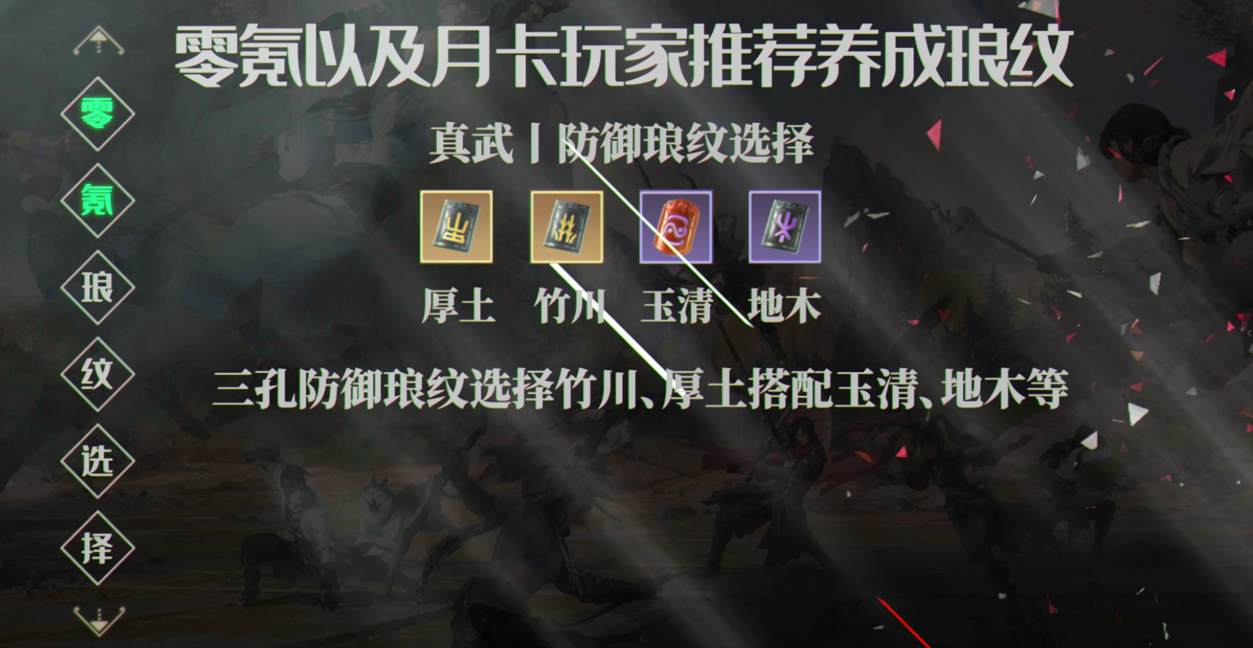 天涯明月刀手游真武琅纹搭配大型攻略从零开始教学