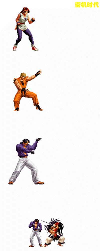 snk系列初期最具创意的飞行道具绝对是"霸王翔吼拳",极限流的家传流古