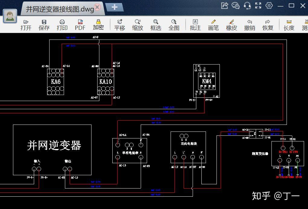 識圖丨光伏系統常用模塊cad接線圖