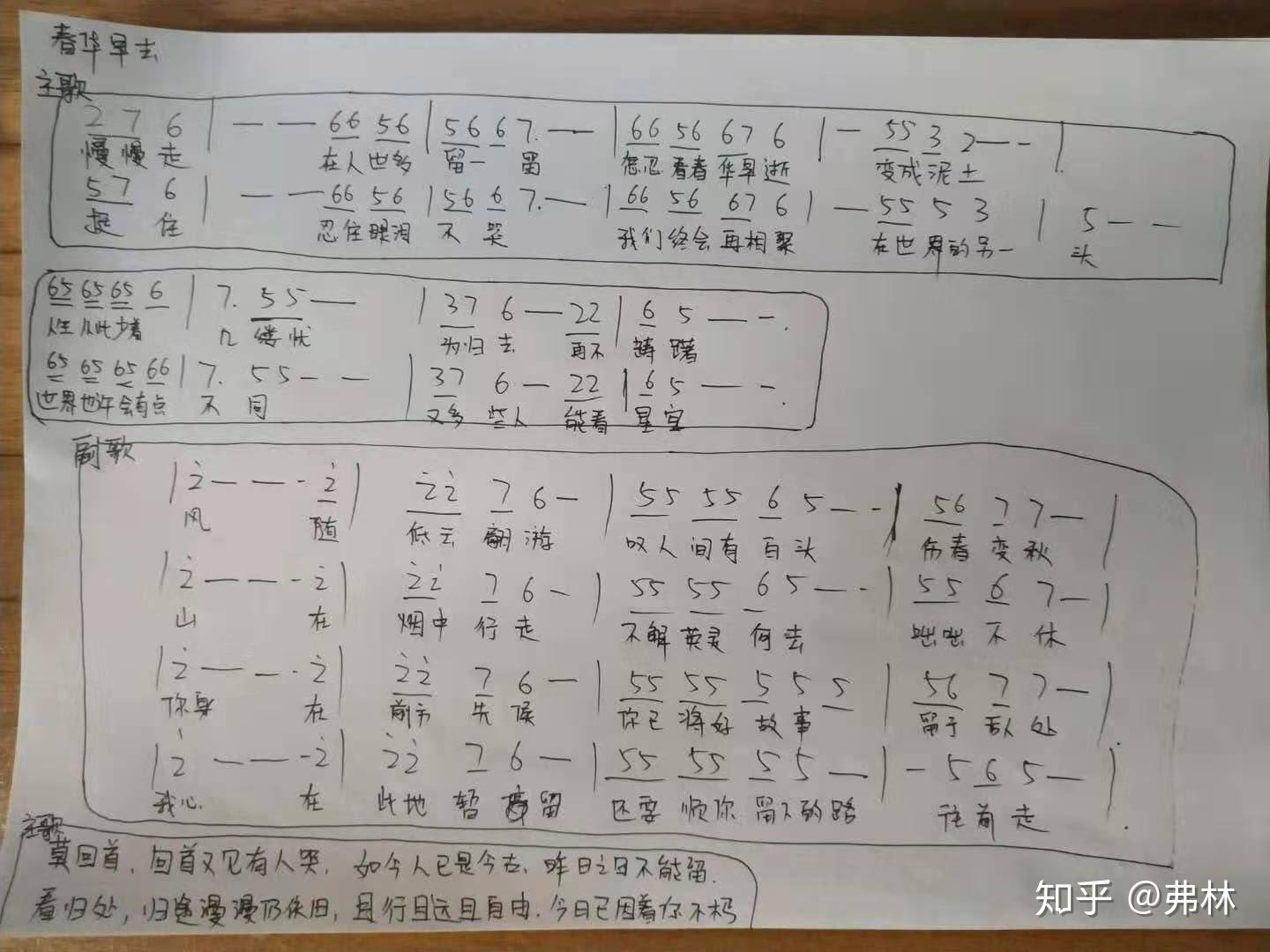 一首歌是怎么写出来的