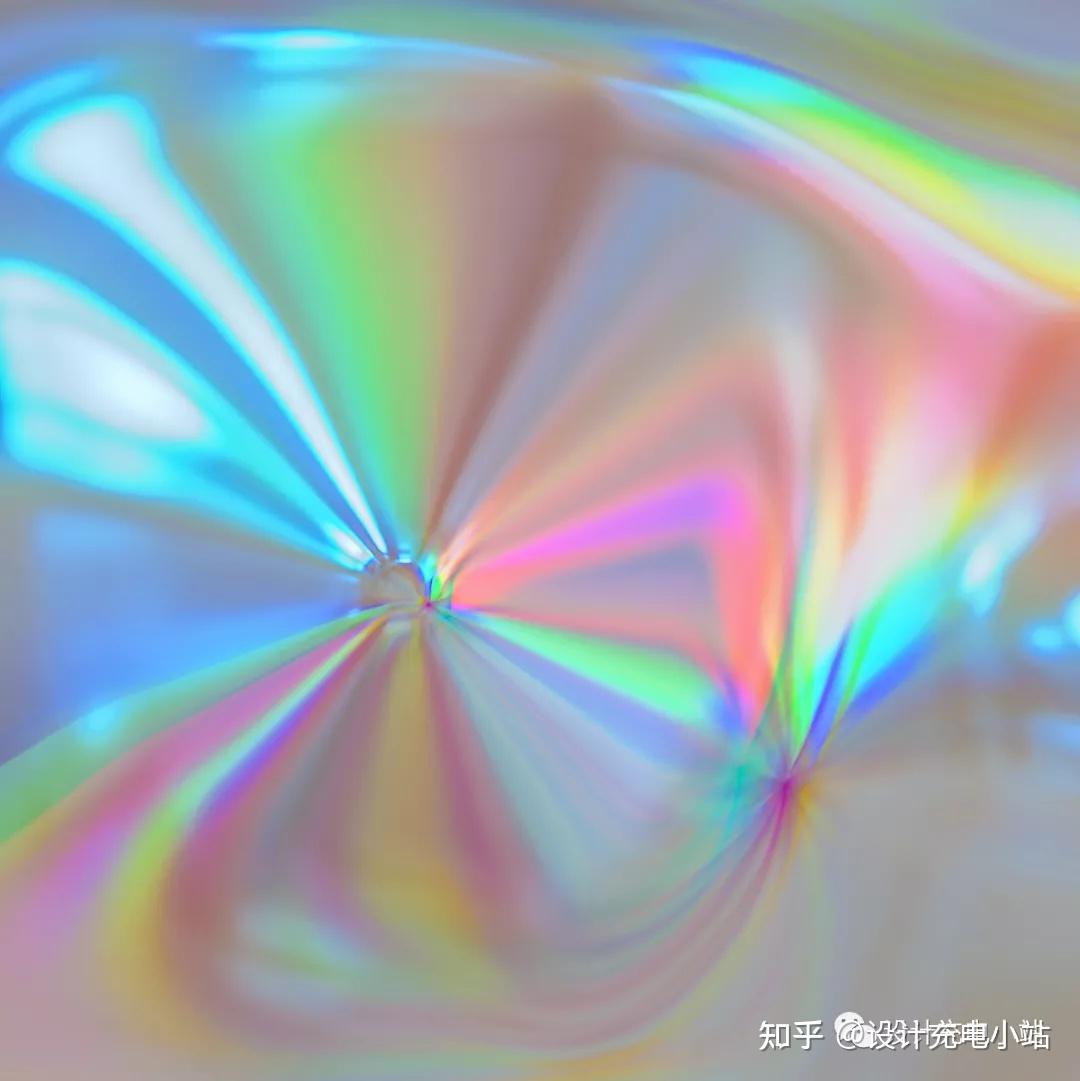 【第11期】50款镭射全息渐变虹彩创意海报背景素材