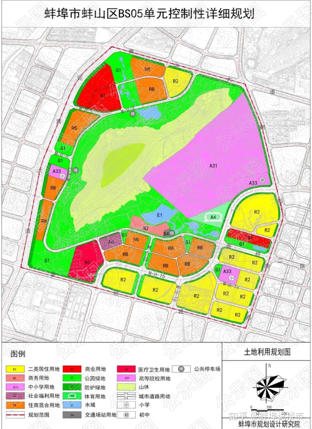 蚌埠虎山公园规划图图片