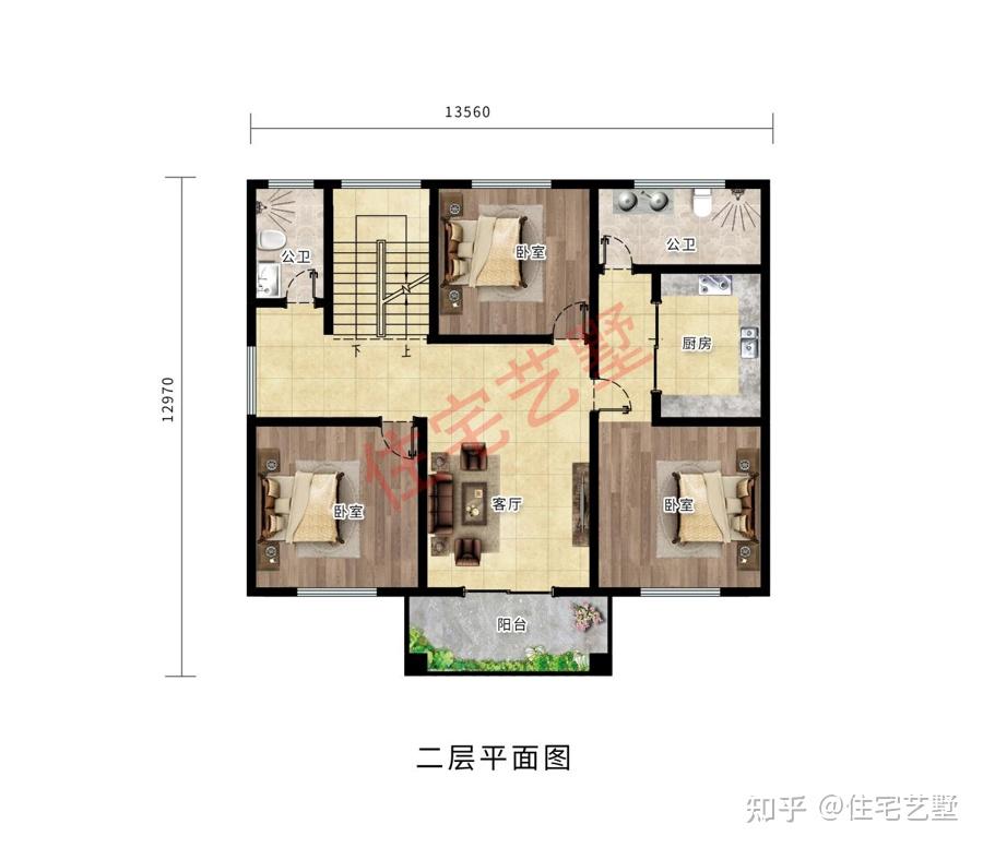 两间三层楼房设计图图片