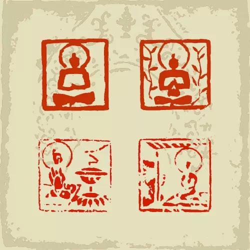 见者有福百佛印图普济有缘人佛像印章篆刻欣赏