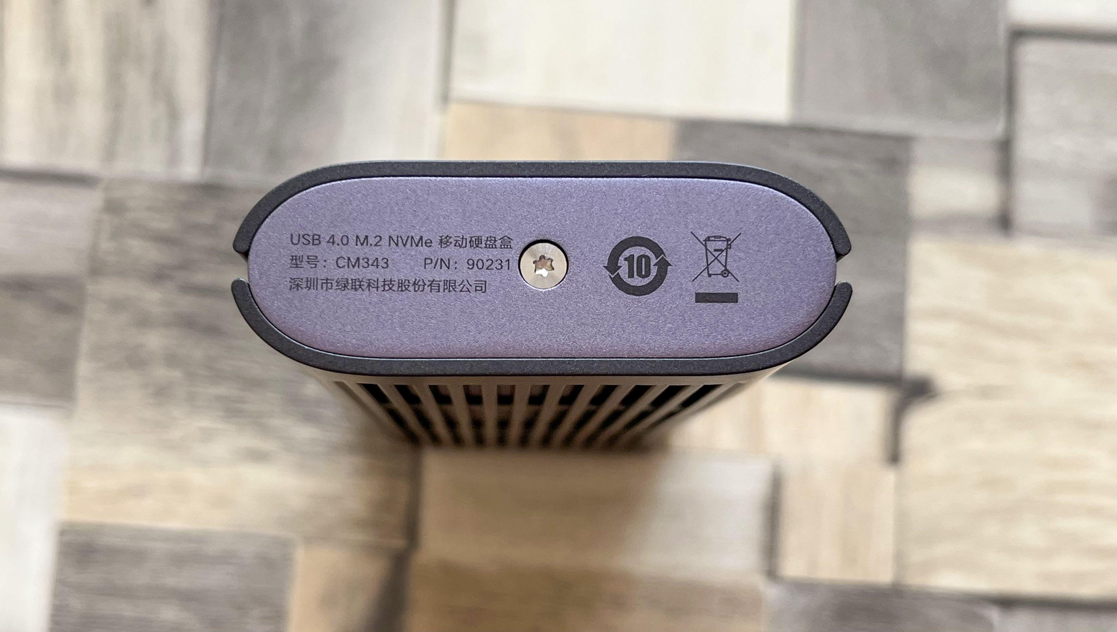 极速存储双芯主控绿联usb40nvmessd硬盘盒双平台测速分享