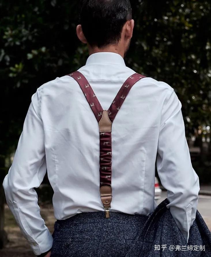 西服文化 |西服背带的穿搭法则 - 知乎