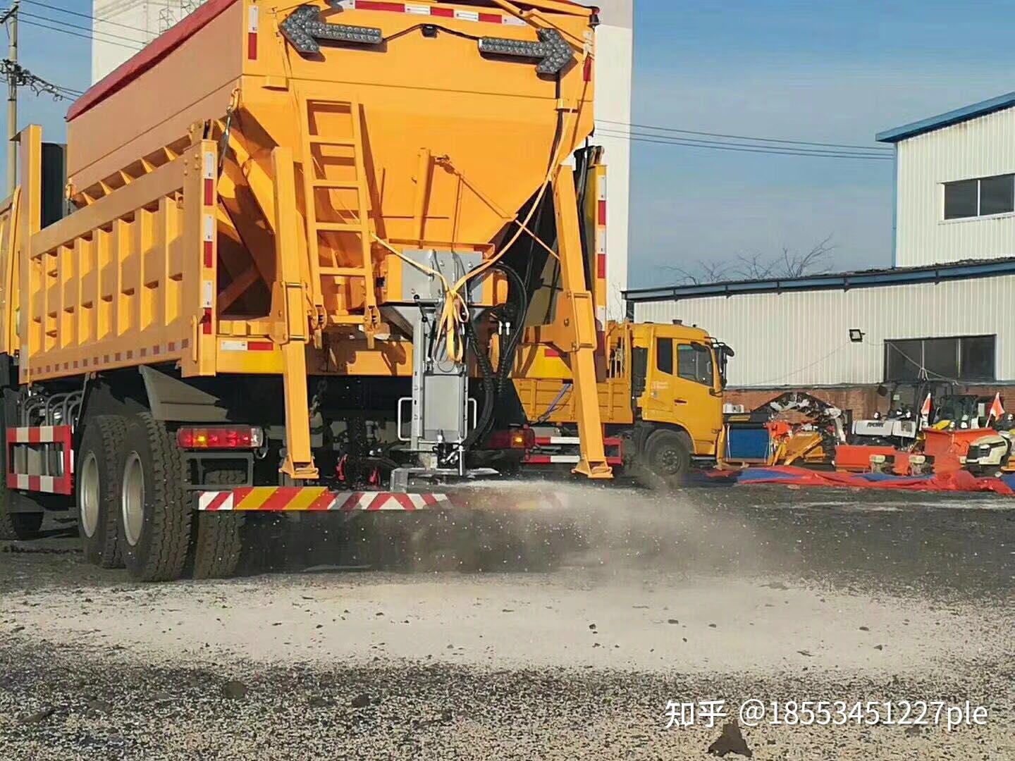 3立方融雪剂撒布机 大型车载融雪剂撒布车 撒布宽度可调