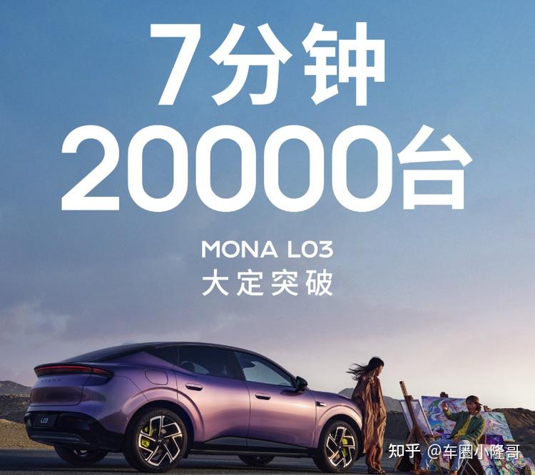 12.38万元起售！小鹏MONA L03上市7分钟，大定破两万辆