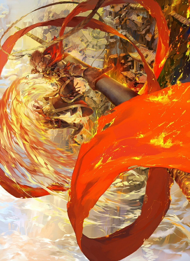 壁纸齐天大圣踏碎凌霄