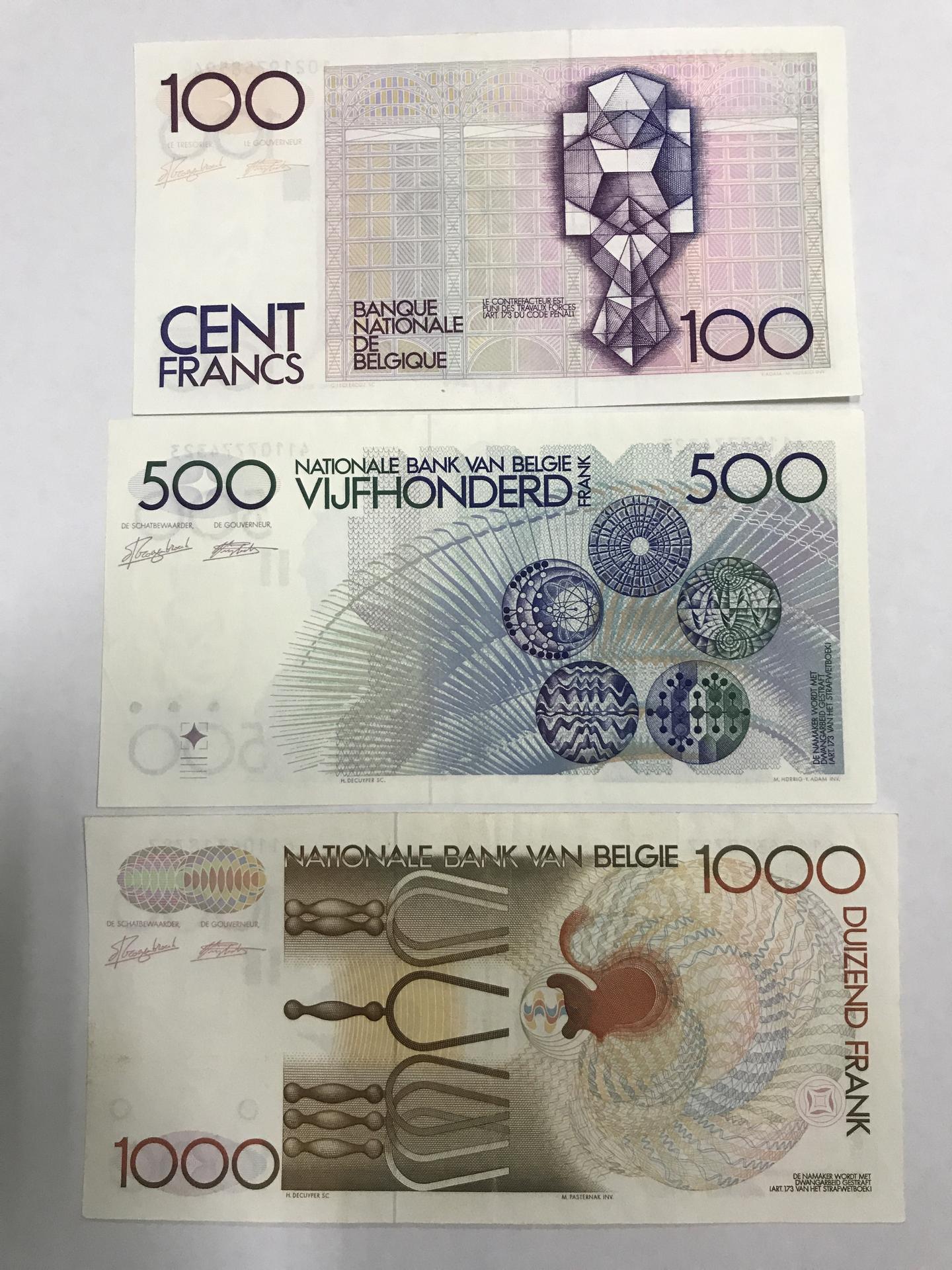 欧元区系列～1～比利时法郎纸币- 知乎