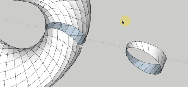 莫比烏斯環sketchup建模機制解讀