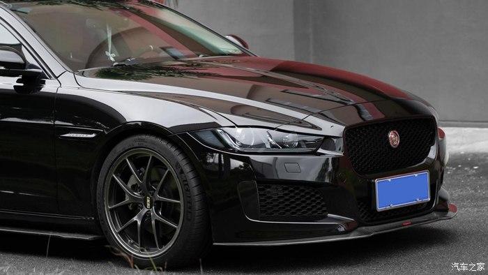 黑武士就是男人的浪漫捷豹xel轻改装更有视觉冲击力