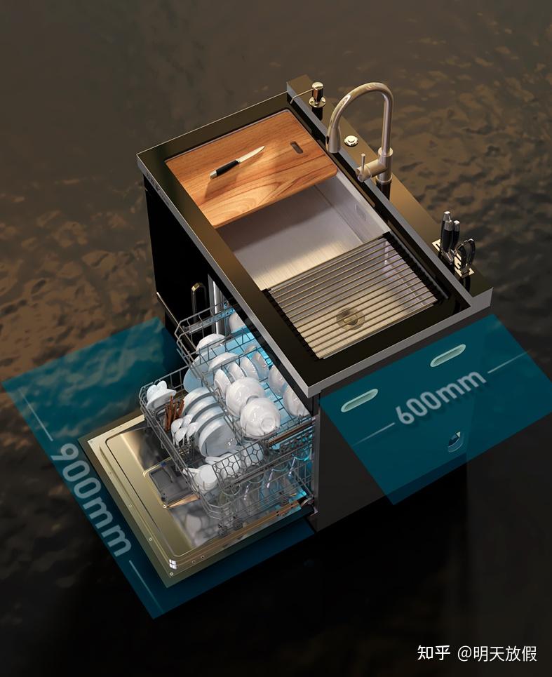 双十二洗碗机推荐友嘉s802集成水槽洗碗机