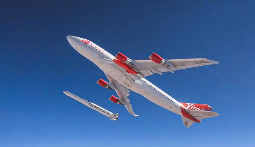 在飞机上发射火箭维珍轨道的火箭成功入轨并部署卫星