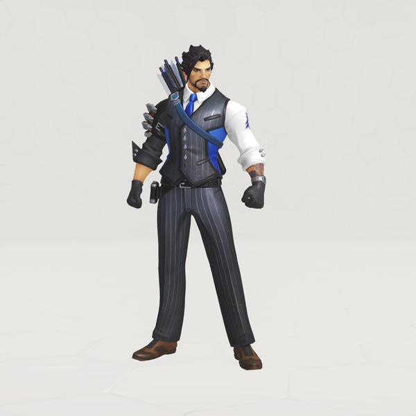 至于这款半藏先生,说实话我觉得很一般,穿个西装背个弓箭,不伦不类的