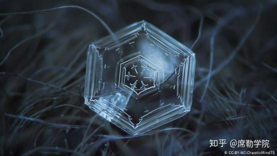 微观美丽雪花的旅程