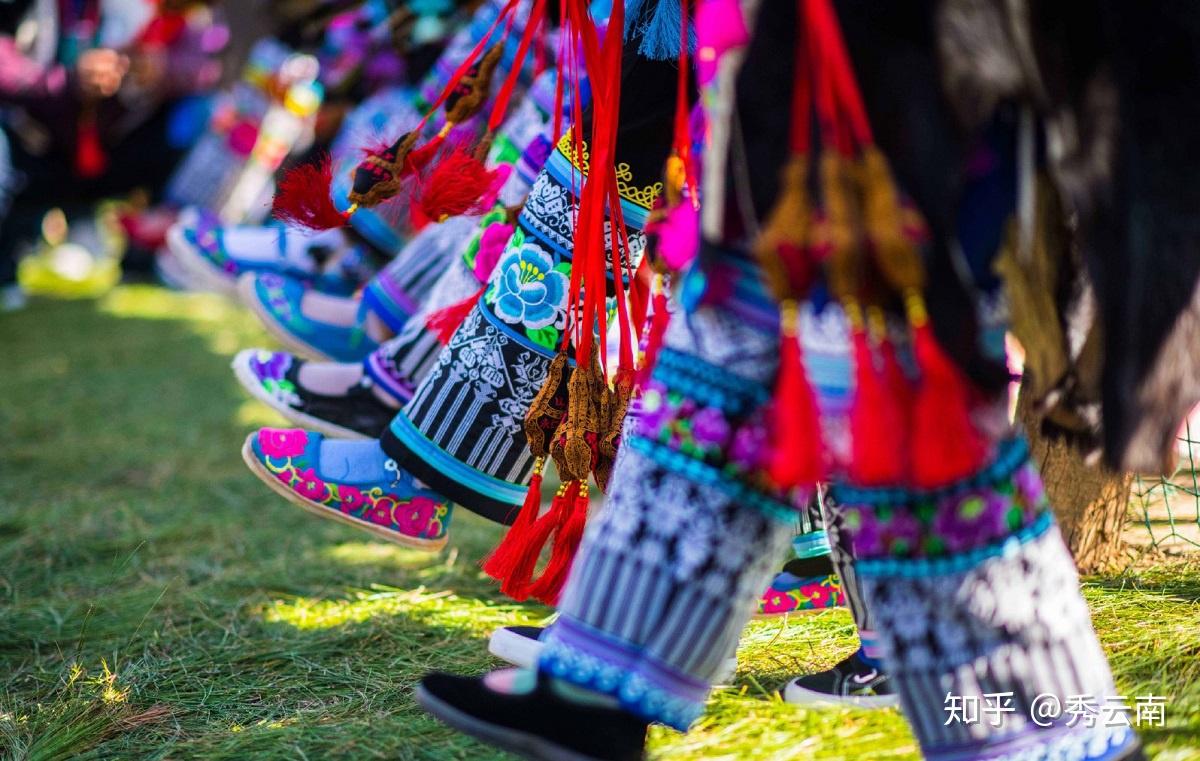 秀云南楚雄千年彝绣指尖上的花朵布里面的文章