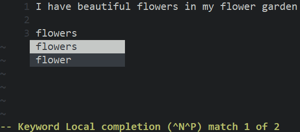 vim parenthesis completion