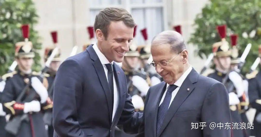 马克龙作为法国总统去黎巴嫩民众社区慰问对黎政府指手画脚俨然一副
