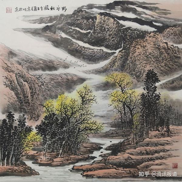 大山的呼唤山水画家李宗明墨洒塞外家乡情
