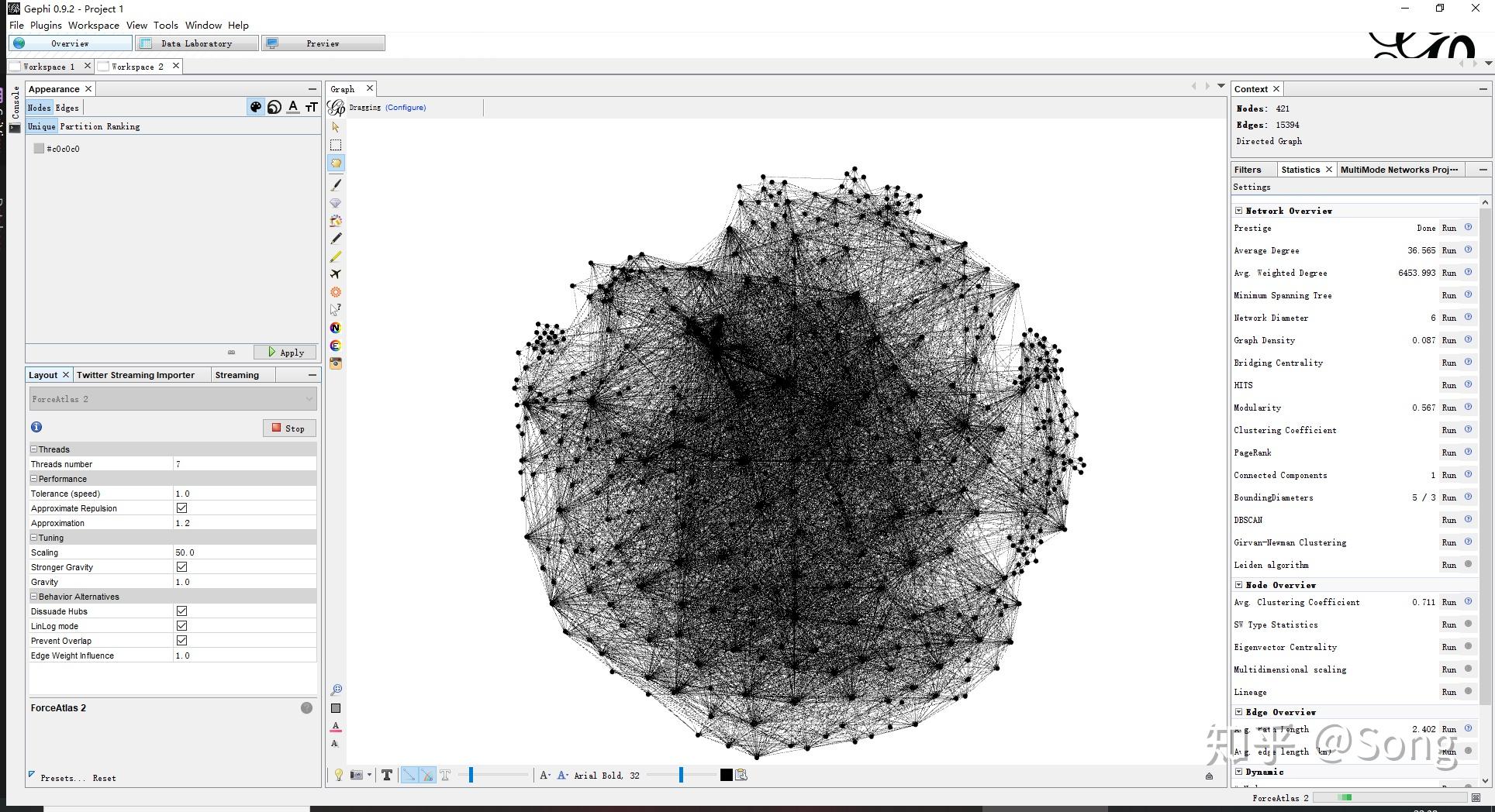 疫情下我绘制了一张人口流动网络图谈谈gephi与od矩阵的可视化