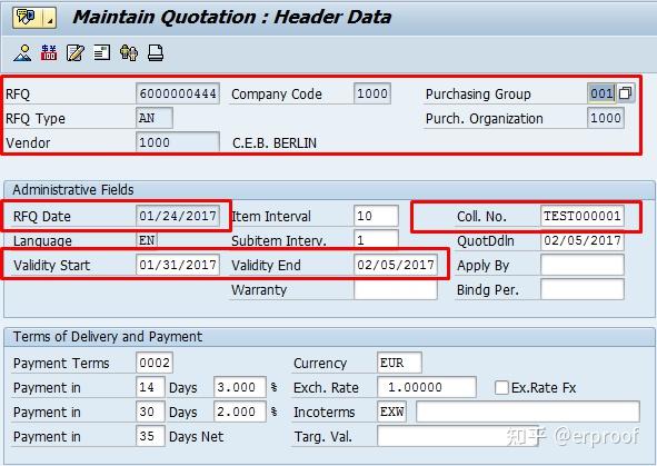 SAP MM课程 3.4 采购订单（参考RFQ） - 知乎