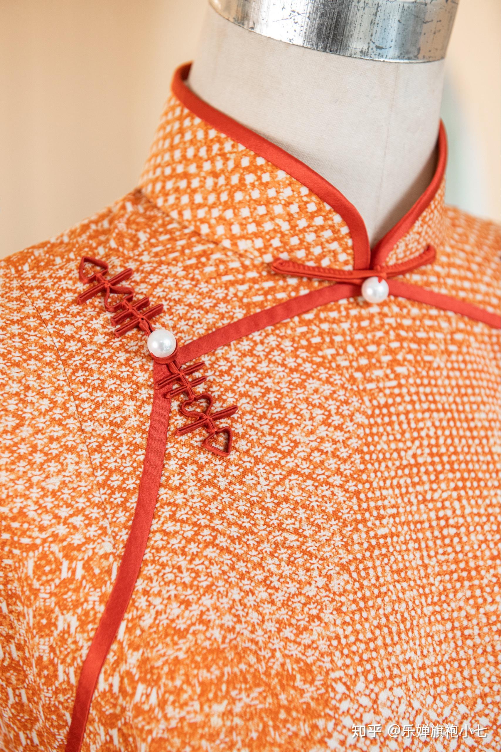 旗袍的襟形能影响脸型?乐婵小课堂