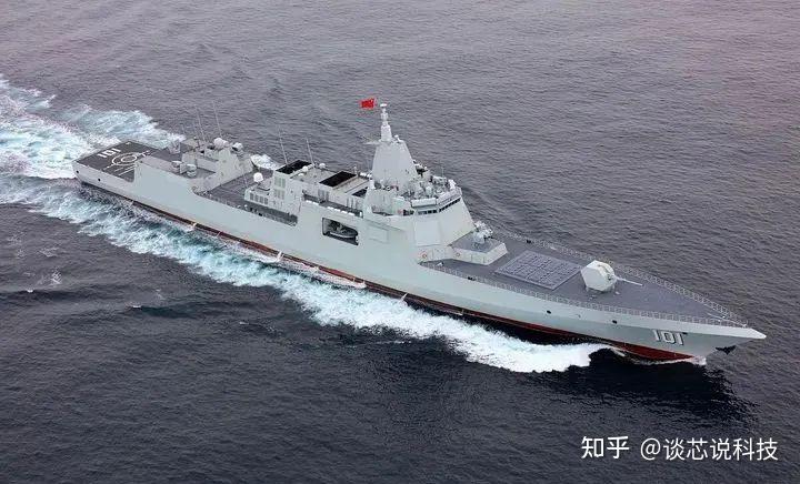 現在中國一共8艘軍艦在中東附近:2艘055萬噸大驅,2艘052d導彈驅逐艦,2