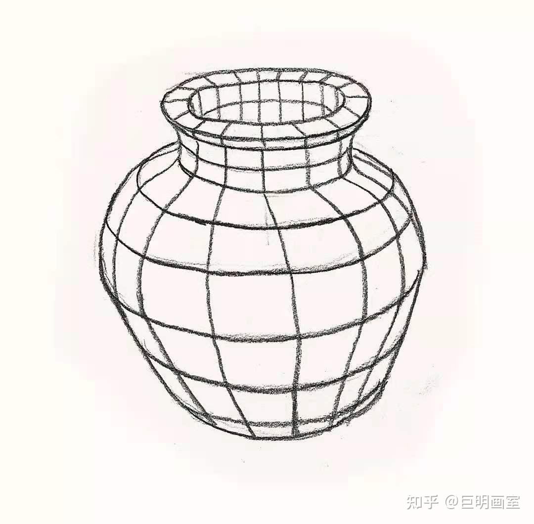 素描静物陶罐