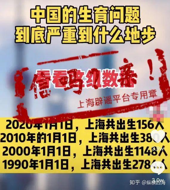 上海2020年元旦隻出生156人
，出生率斷崖式銳減？真相是……